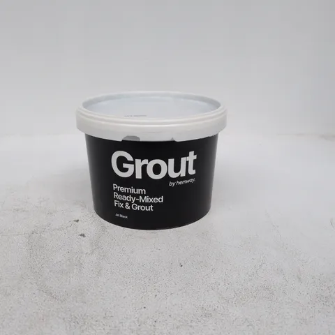 HEMWAY GROUT – PREMIUM READY-MIXED FIX & GROUT, JET BLACK, 2.5L / 4.5KG