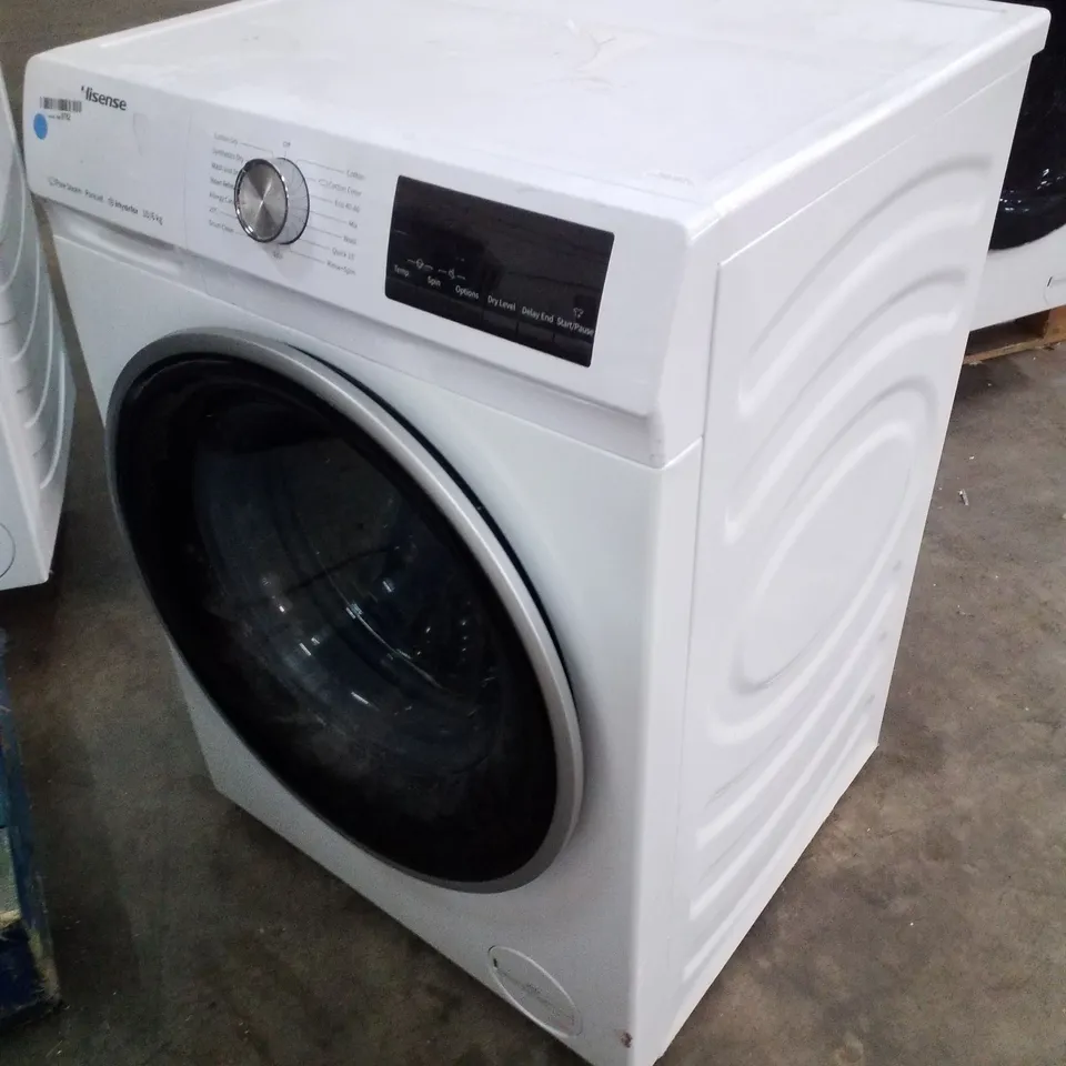 HISENSE WDQY1014EVJM 60CM FREESTANDING 10KG FRONT LOAD WASHER DRYER - UNPROCESSED RAW RETURN