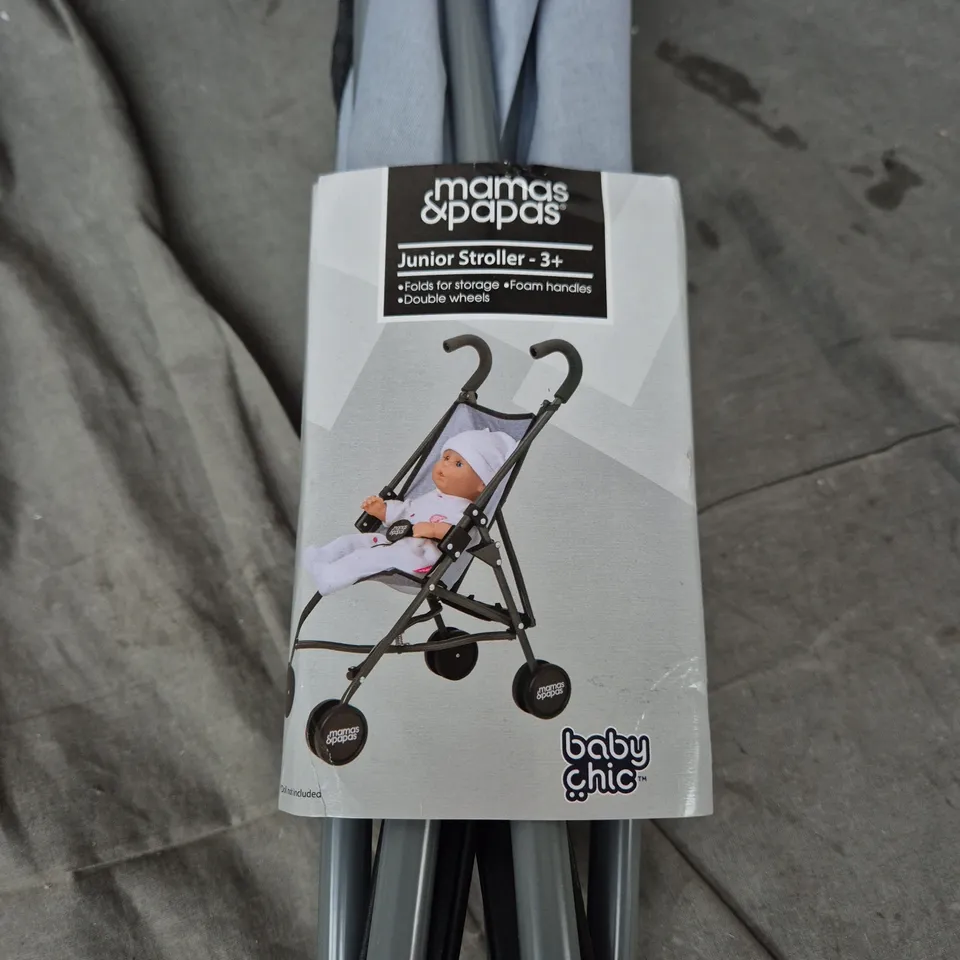 MAMAS & PAPAS BABY CHIC JUNIOR STROLLER – DOLL PRAM (3+), FOLDABLE, GREY