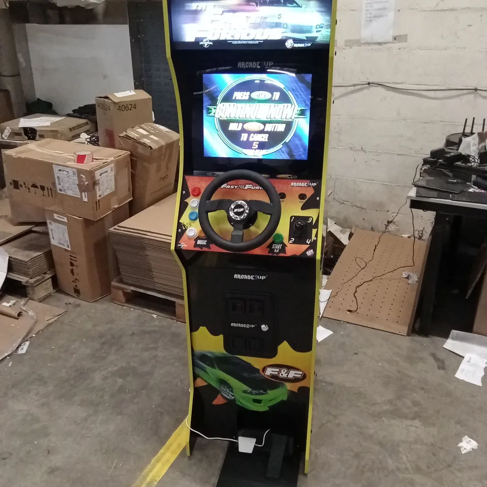 ARCADE1UP THE FAST AND FURIOUS ARCADE MACHINE RRP £699