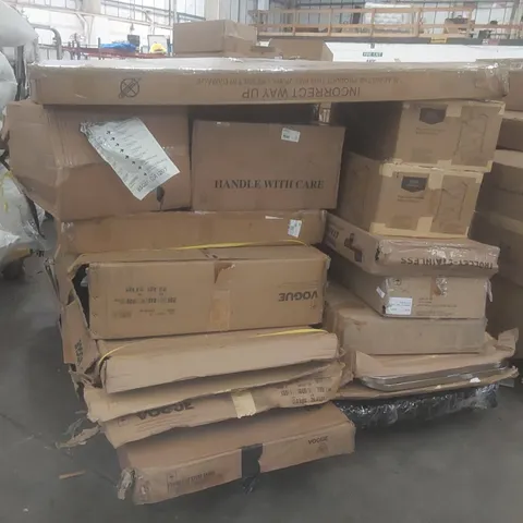 PALLET CONTAINING A LARGE QUANTITY OF ASSORTED FURNITURE PARTS ECT