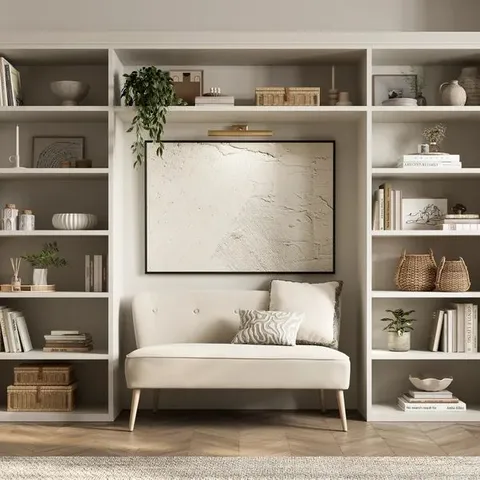 BOXED BEAU 2 SEATER SOFA - SAND (1 BOX)