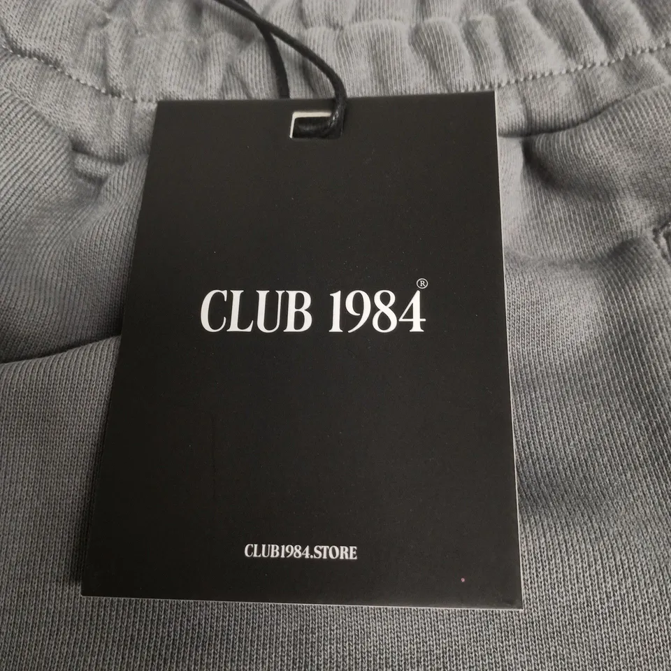 CLUB 1984 MELROSE 1984 SHORTS – GREY, UK M