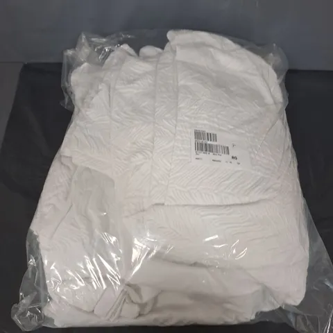 SUPERSOFT BY COZEE HOME TEXTURED WAVE 6 PIECE DUVET SET IN WHITE - KING