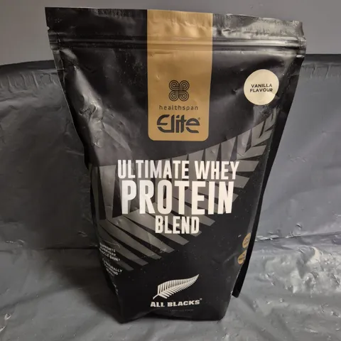 SEALED HEALTHSPAN ELITE ULTIMATE WHEY PROTEIN BLEND IN VANILLA 750G