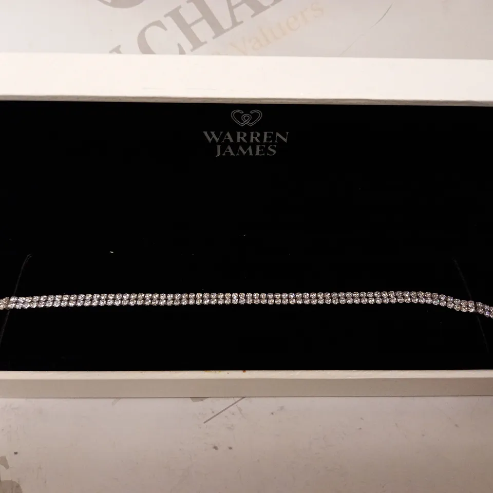 WARREN JAMES SILVER BRACELET WITH STONES