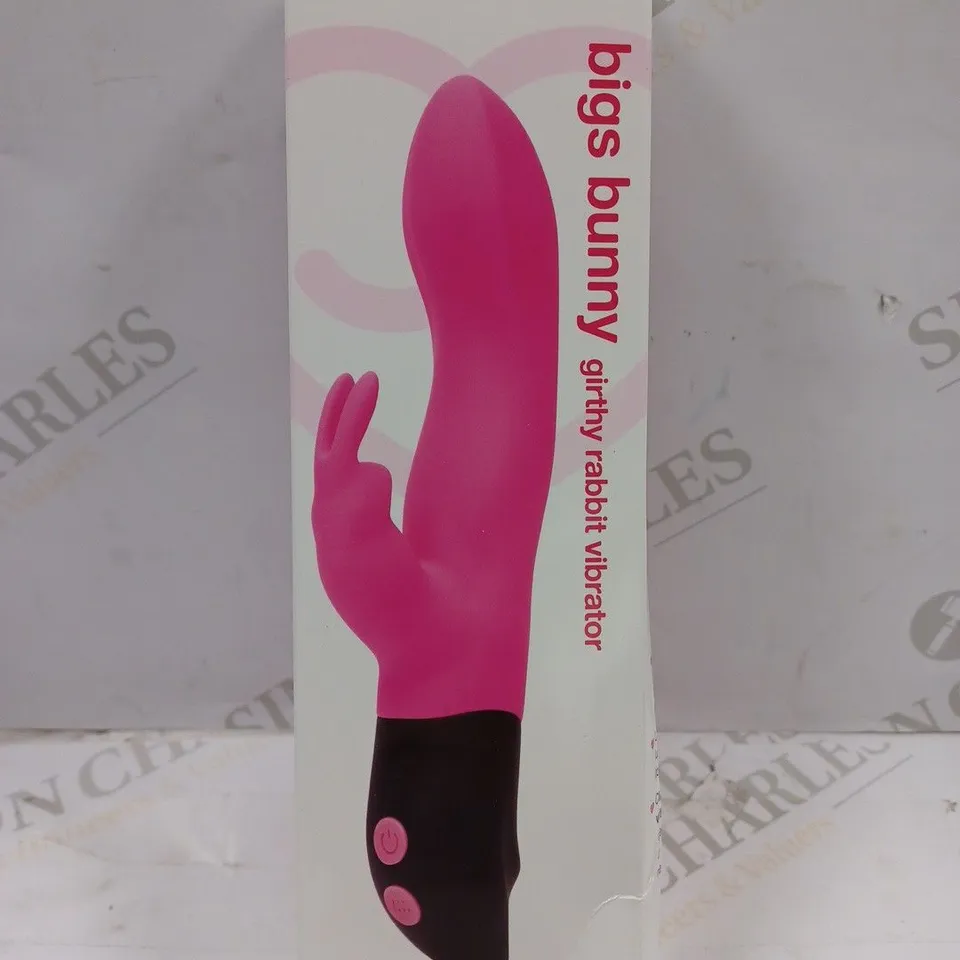 BOXED LOVEHONEY BIGS BUNNY GIRTHY RABBIT VIBRATOR 