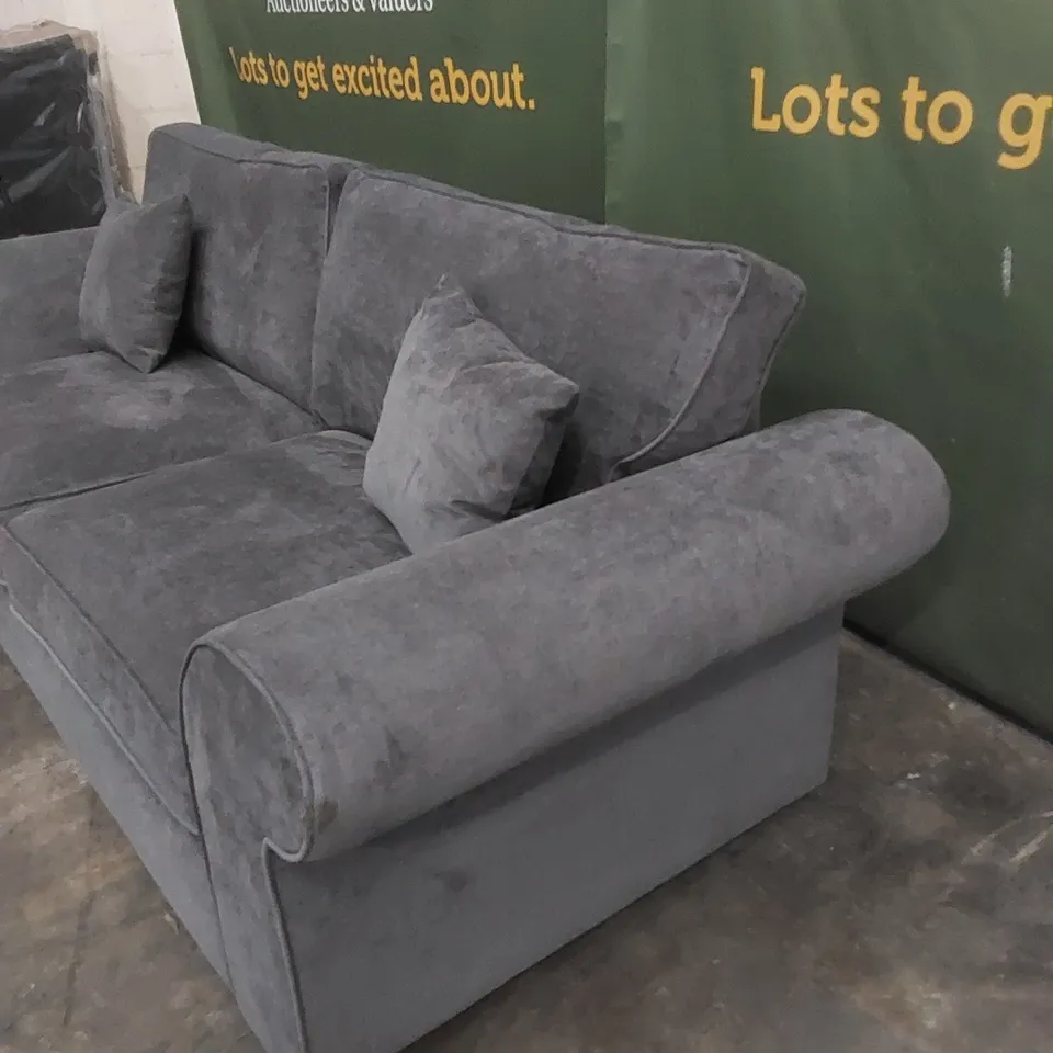 DESIGNER 3 SEATER FABRIC SOFA