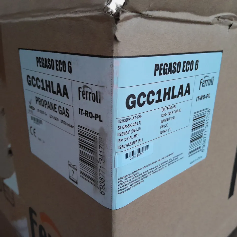 BOXED AS NEW FERROLI PEGASO ECO 6 LPG WATER HEATER 