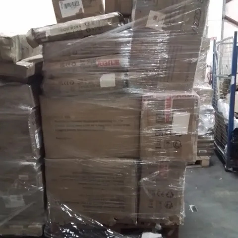 PALLET OF ASSORTED HOUSEHOLD GOODS AND PRODUCTS TO INCLUDE;COFFEE TABLE,CEILING LIGHT,TRASH CAN