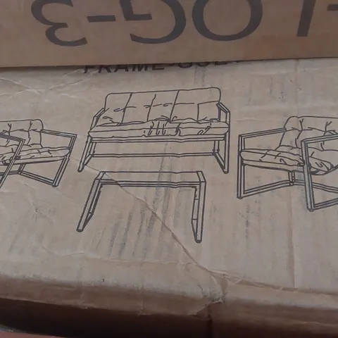 BOXED NEO GARDEN FURNITURE SET - GREY