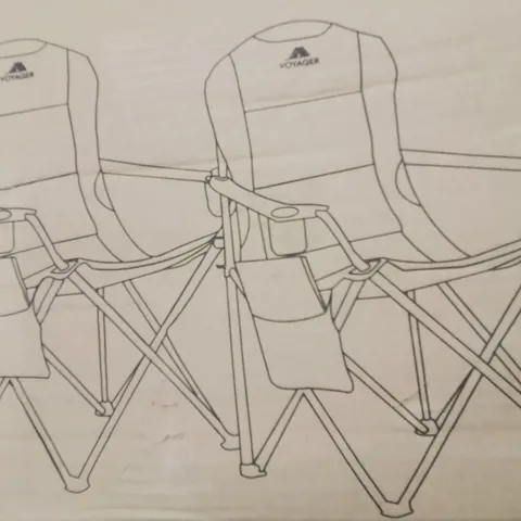 BOXED SET OF 2 CAMPING CHAIRS