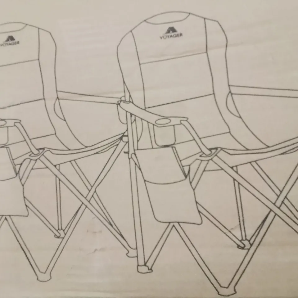 BOXED SET OF 2 CAMPING CHAIRS