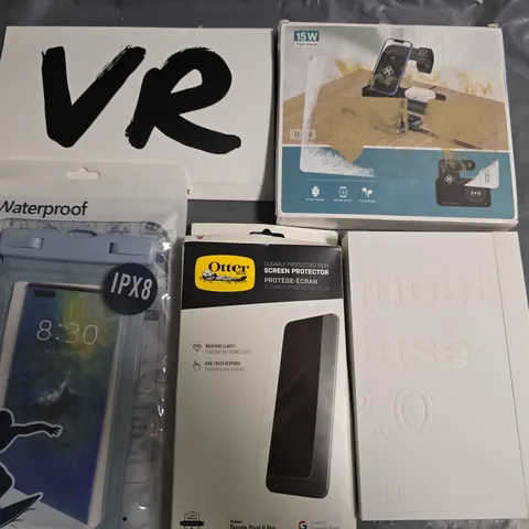 LOT OF APPROXIMATELY 10 ASSORTED ITEMS TO INCLUDE CHOST CASE 2.0 AND 15W FAST CHARGER