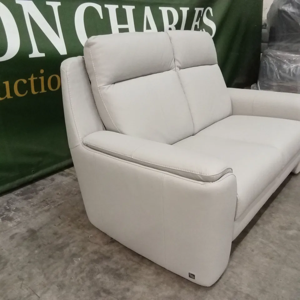 QUALITY DESIGNER ITALIAN MADE GIORGIA 2 SEATER LEATHER SOFA