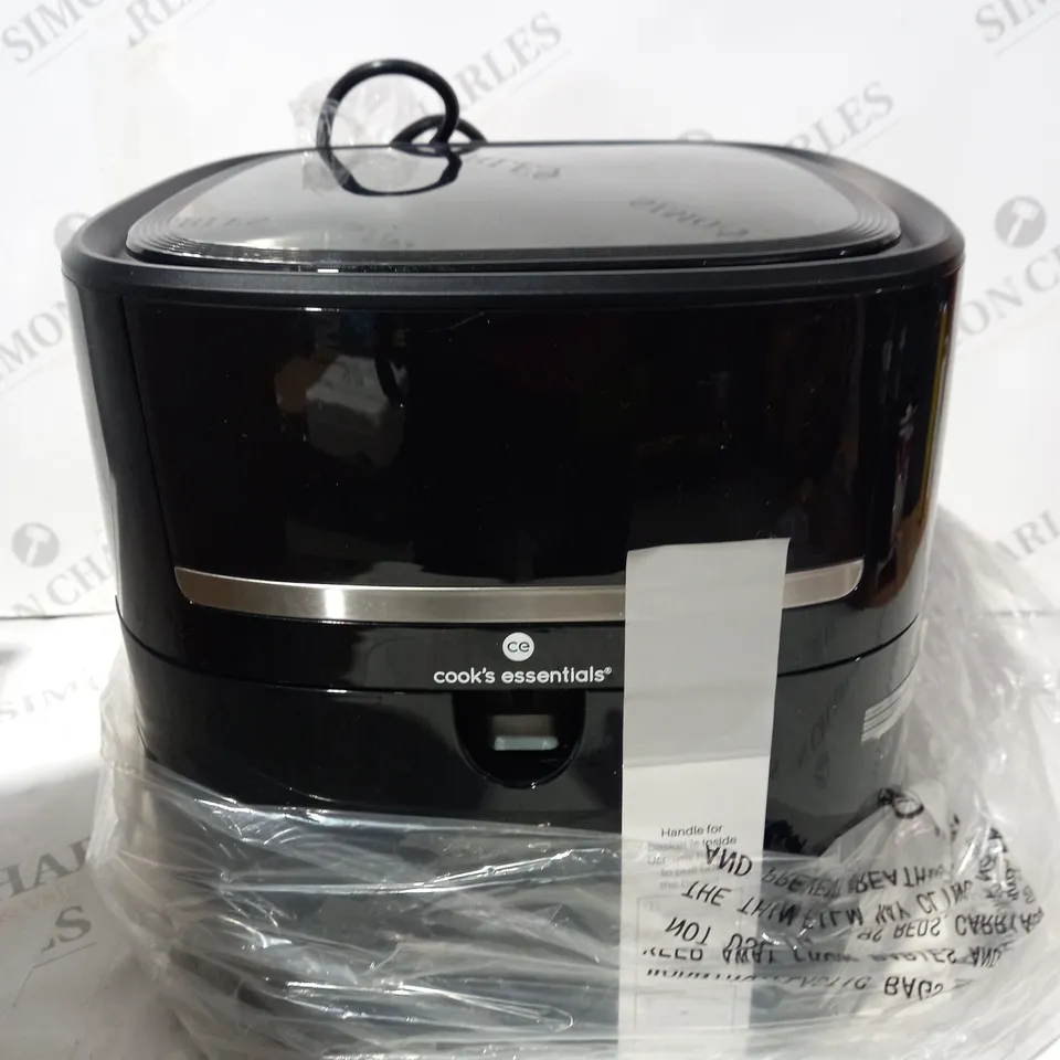 BOXED COOK'S ESSENTIALS 4L AIR FRYER IN BLACK
