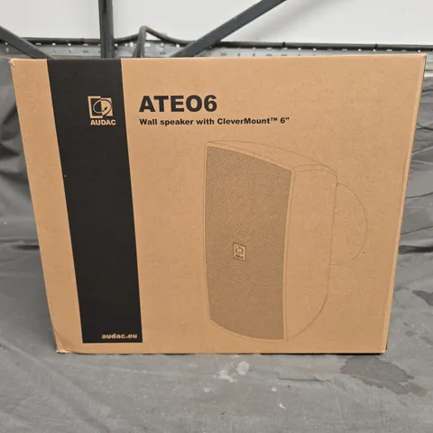 BOXED AUDAC ATEO6 WALL SPEAKER WITH CLEVER MOUNT 6"