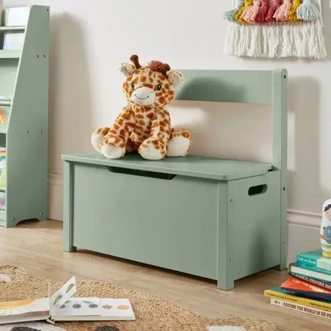 BOXED KIDS JAX TOY BOX BENCH SAGE (1 BOX)