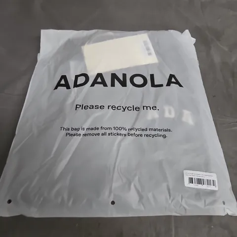 ADANOLA KNIT STRAIGHT LEG SWEATPANTS – DARK COCOA BROWN / CREAM, SIZE S (REG-S)