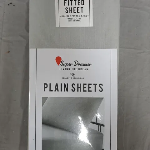 SUPER DREAMER BY GAVENO CAVAILIA DOUBLE FITTED SHEET IN GREY