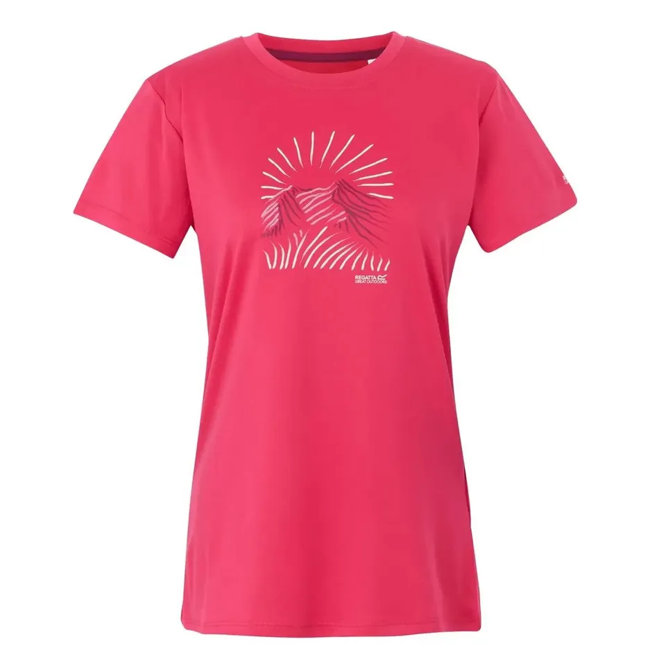 BRAND NEW REGATTA WOMENS FINGAL IX TEE IN POP - UK 10