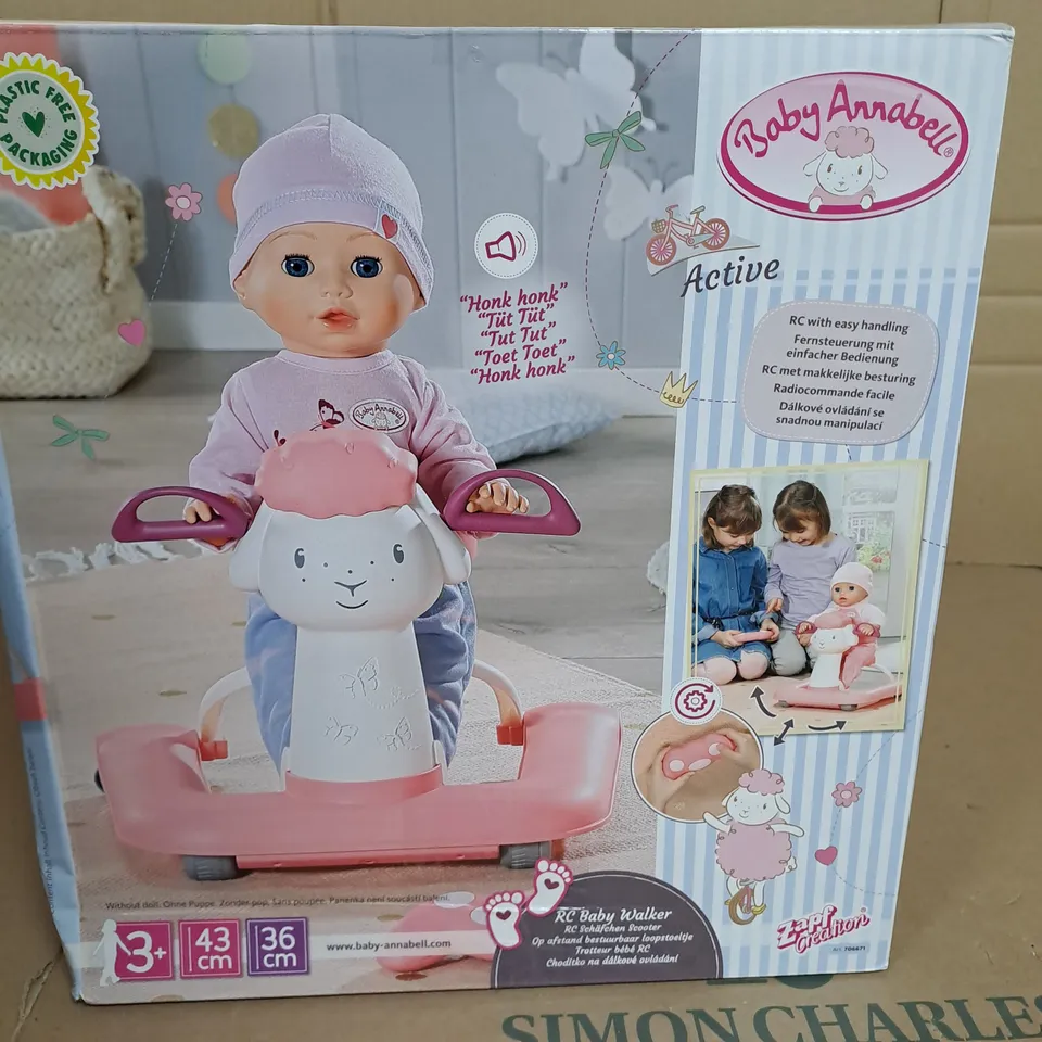 BOXED BABY ANNABELL RC BABY WALKER