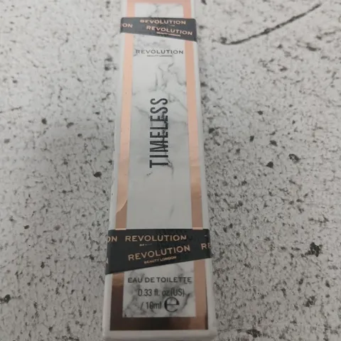 BOXED AND SEALED REVOLUTION TIMELESS EAU DE TOILETTE 10ML
