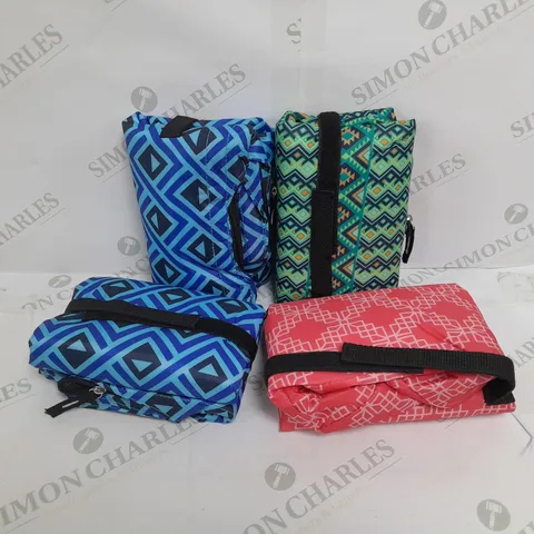 CALIFORNIA INNOVATIONS SET OF 4 DOUBLE HANDLE INSULATED BAGS