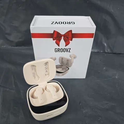 BOXED GROOVZ WIRELESS BLUETOOTH EARPHONES 