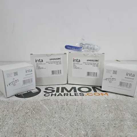 SET OF 4 INTA ITEMS TO INCLUDE THERMOSTATIC MIXING VALVE