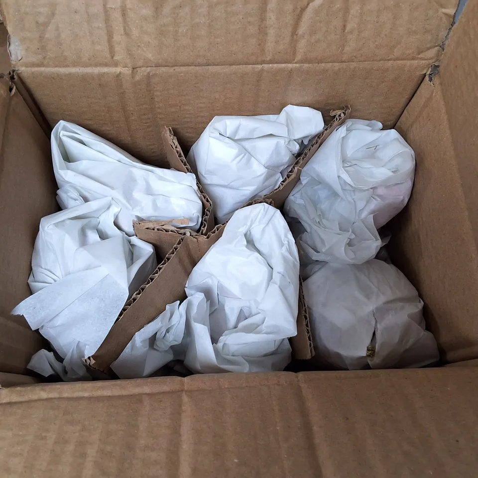 SET OF 6 GISELA GRAHAM SHOE THEMED TREE BAUBLES