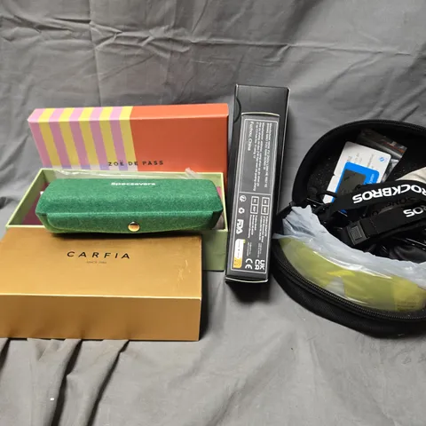 APPROXIMATELY 10 ASSORTED PAIRS OF GLASSES AND CASES TO INCLUDE SPECSAVERS, CARFIA, ZOE DE PASS, ETC