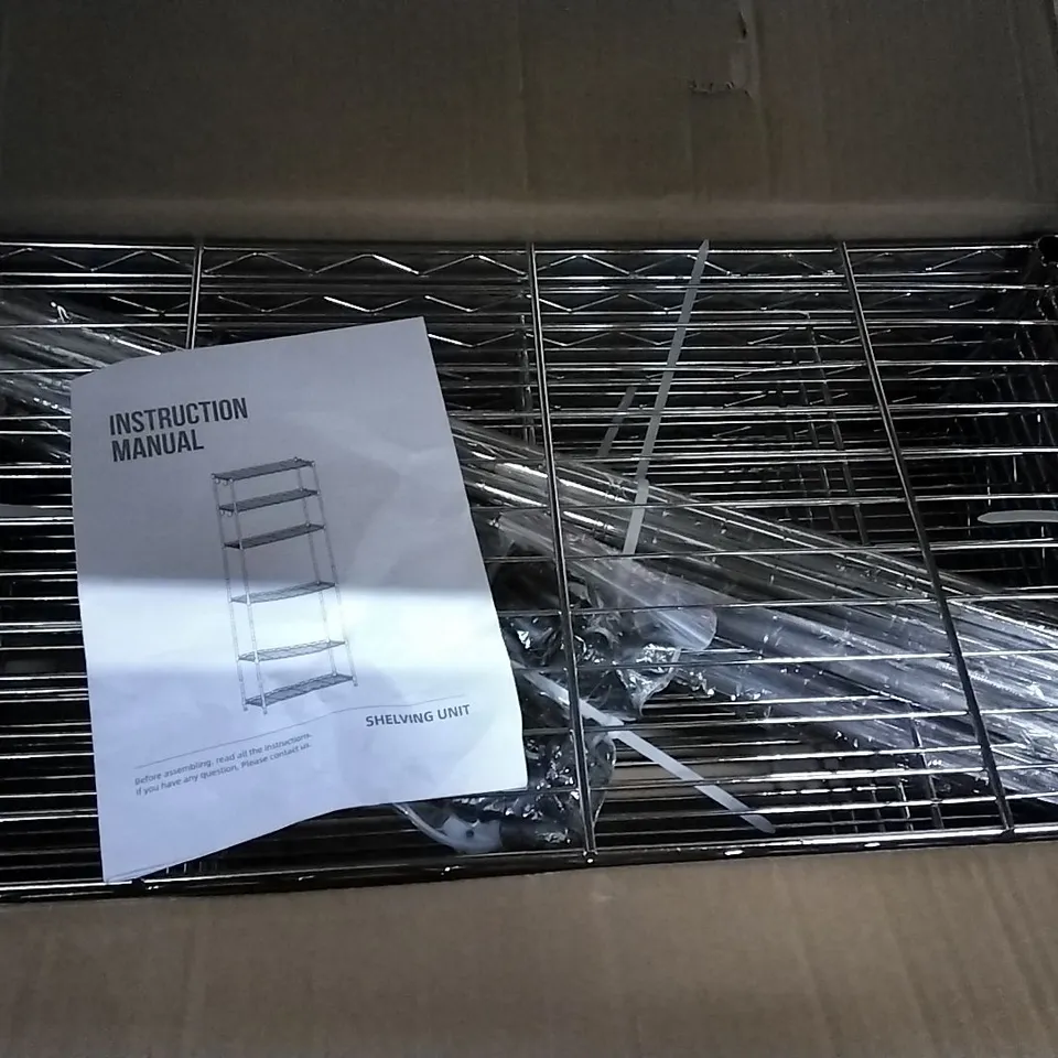 A BOXED METAL STORAGE RACKING UNIT 