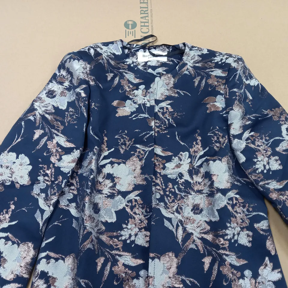 HELENE BERMAN JACKET NAVY/MULTI SIZE 8