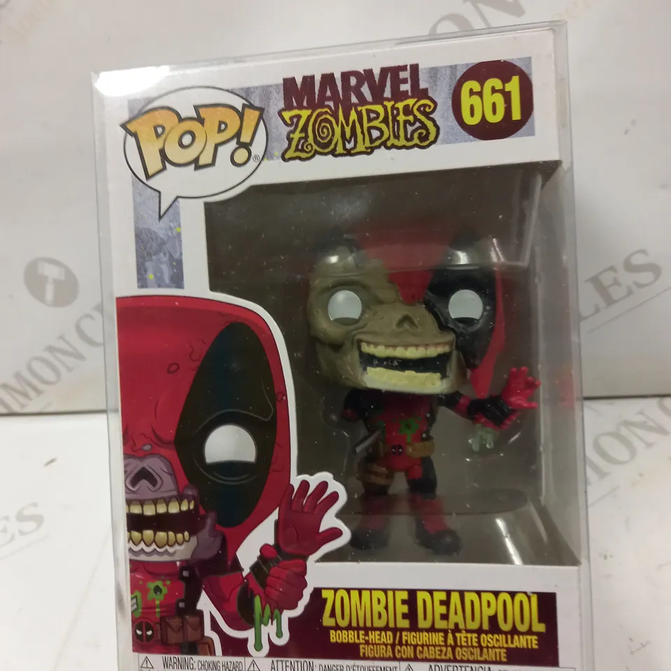 FUNKO POP MARVEL ZOMBIES 661 ZOMBIE DEADPOOL BOBBLE-HEAD