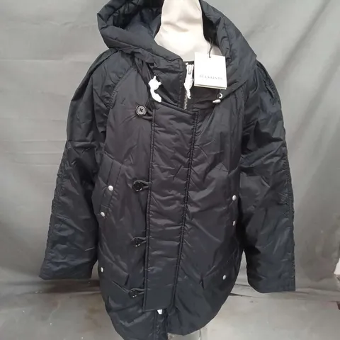 ALL SAINTS NAVSTAR PARKA IN BLACK SIZE XL