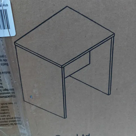 BOXED SMALL BLACK STOOL
