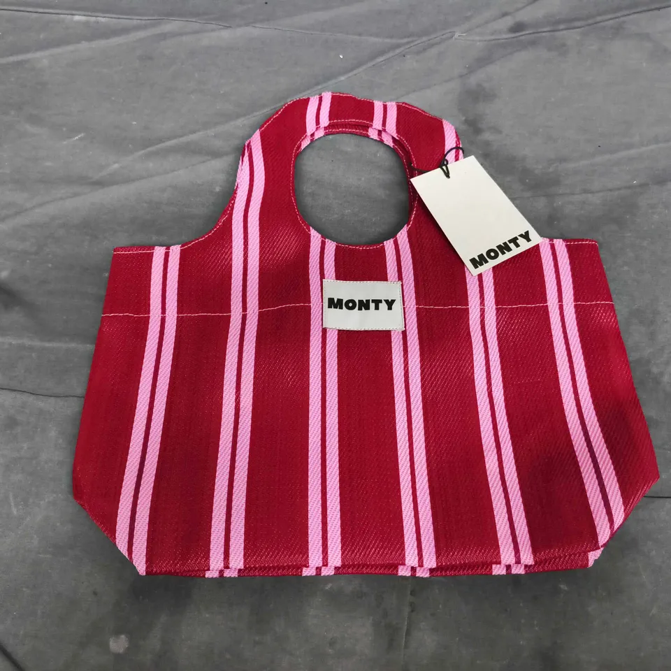 MONTY OVAL BAG IN RED/PINK