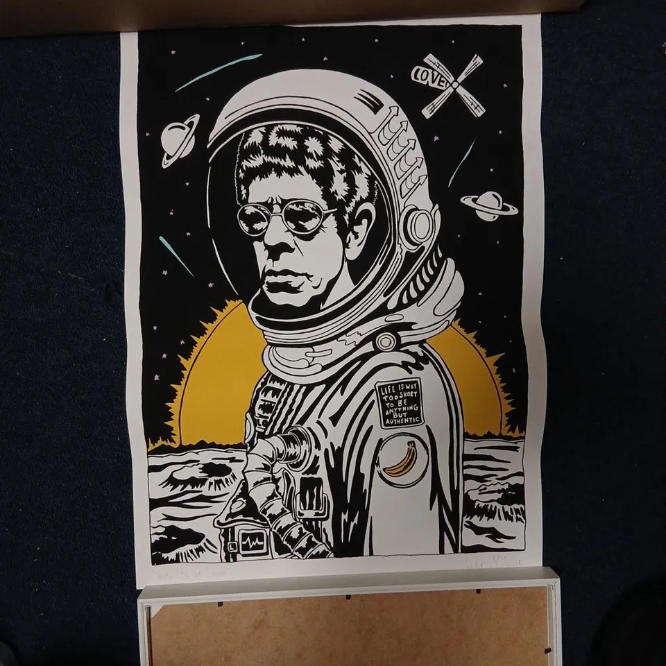LUKE MCLEAN – SATELITE OF LOVE SIGNED PRINT