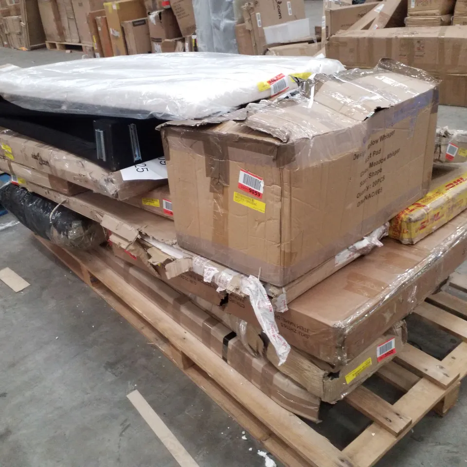 PALLET CONTAINING ASSORTED FURNITURE PARTS