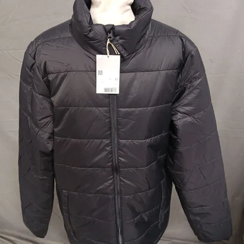 MOUNTAIN WAREHOUSE ESSENTIALS LIGHTWEIGHT PADDED JACKET BLACK