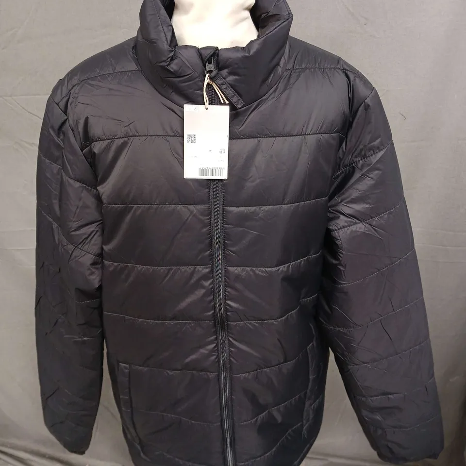 MOUNTAIN WAREHOUSE ESSENTIALS LIGHTWEIGHT PADDED JACKET BLACK