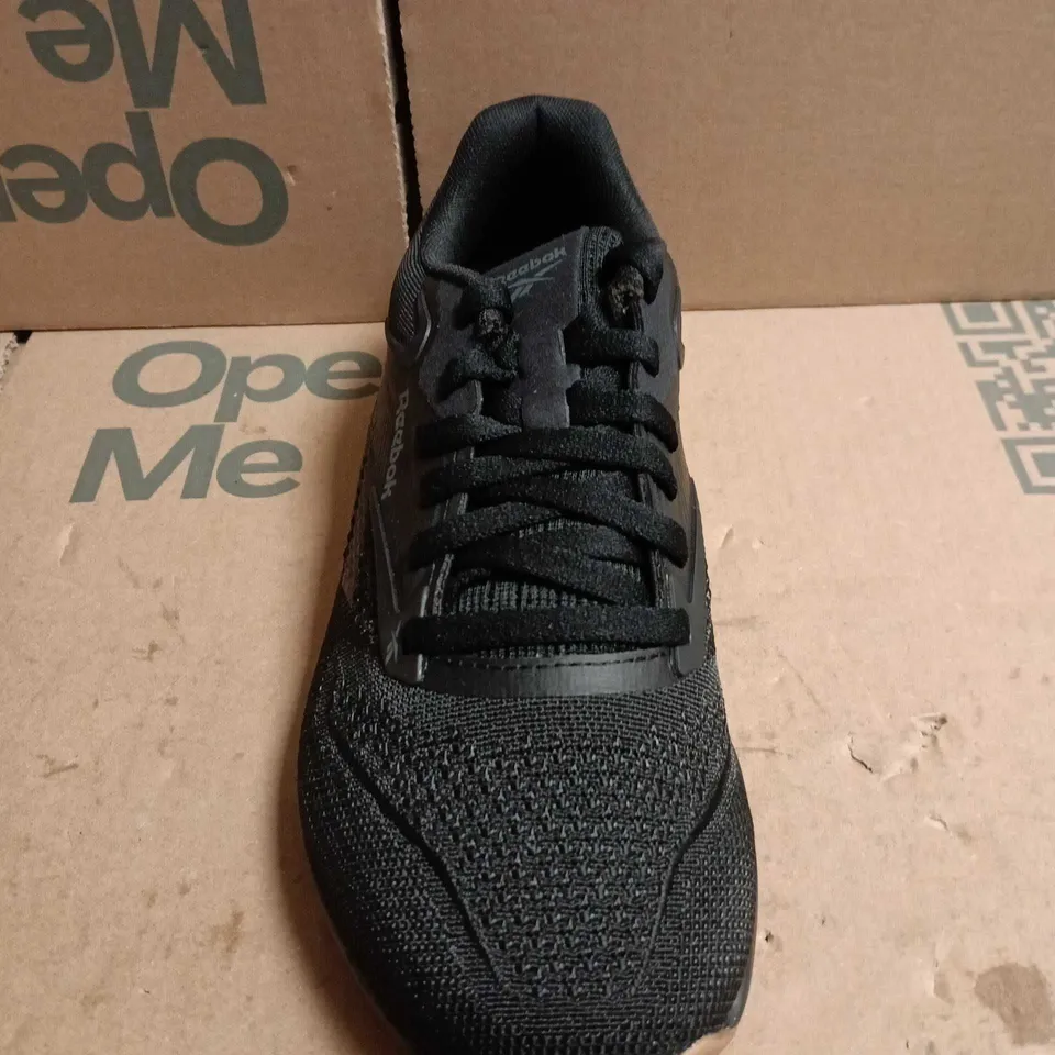 PAIR OF REEBOK NANO X4 TRAINING SHOES – BLACK - 5.5