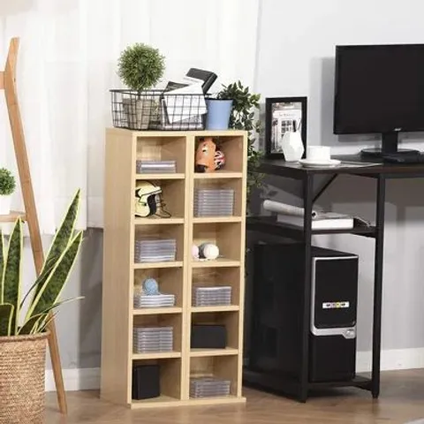 BOXED 88.5cm H MEDIA SHELVES - SET OF 2 (1 BOX)