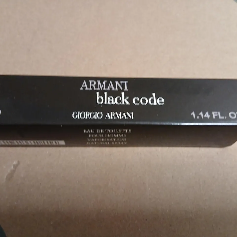 BOXED ARMANI BLACK CODE GIORGIO ARMANI 33ML