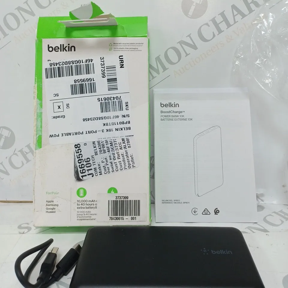 BELKIN BOOST CHARGE POWER BANK 10K