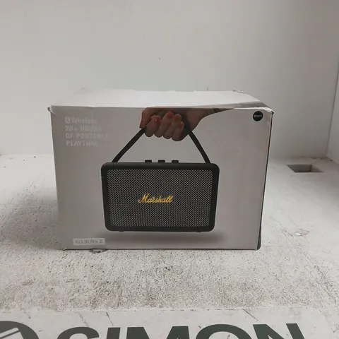 MARSHALL WIRELESS KILLBURN II BLACK PORTABLE SPEAKER