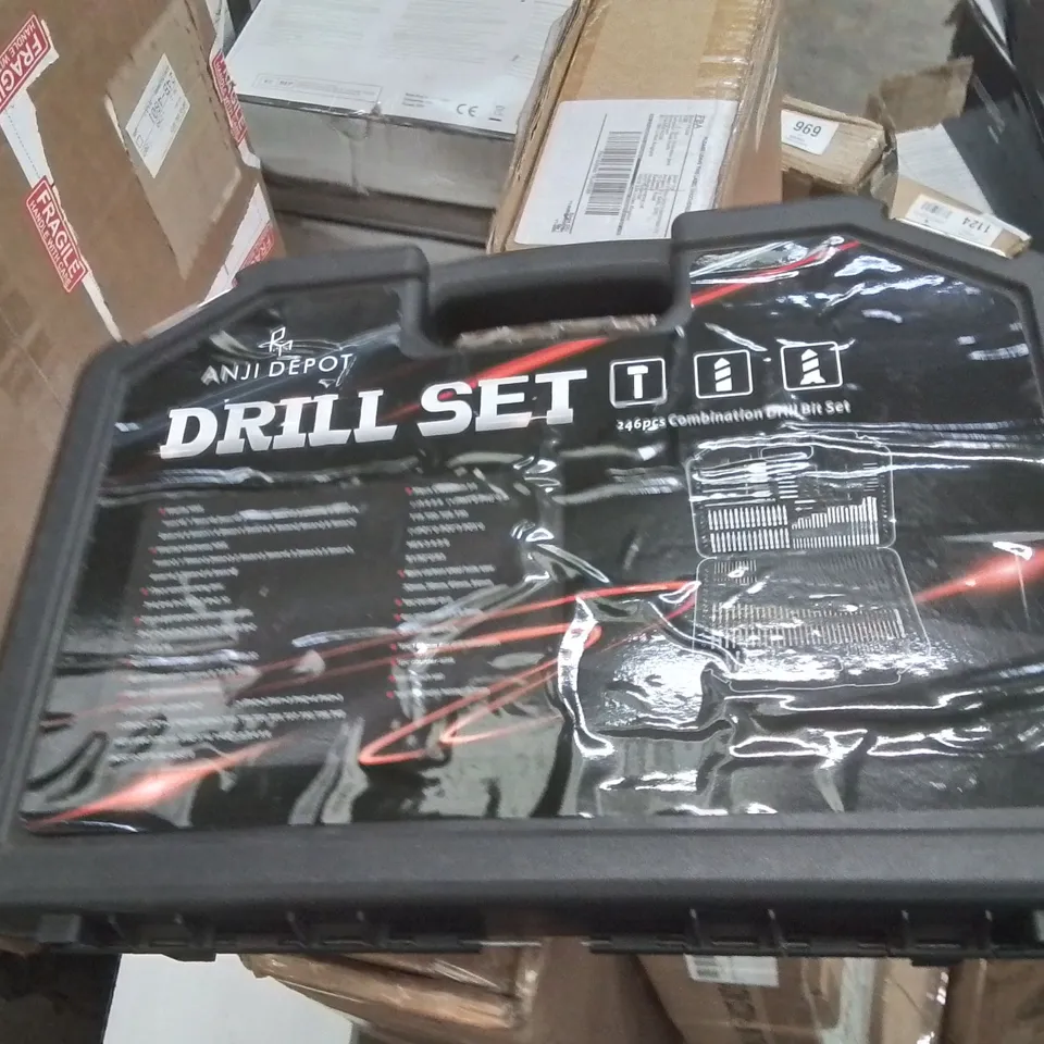 BOXED PRESS NUTS 246PCS DRILL SET