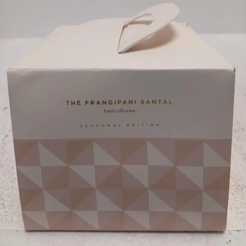 TROPIC THE FRANGIPANI SANTAL HAND COLLECTION SEASONAL EDITION – BOXED GIFT SET