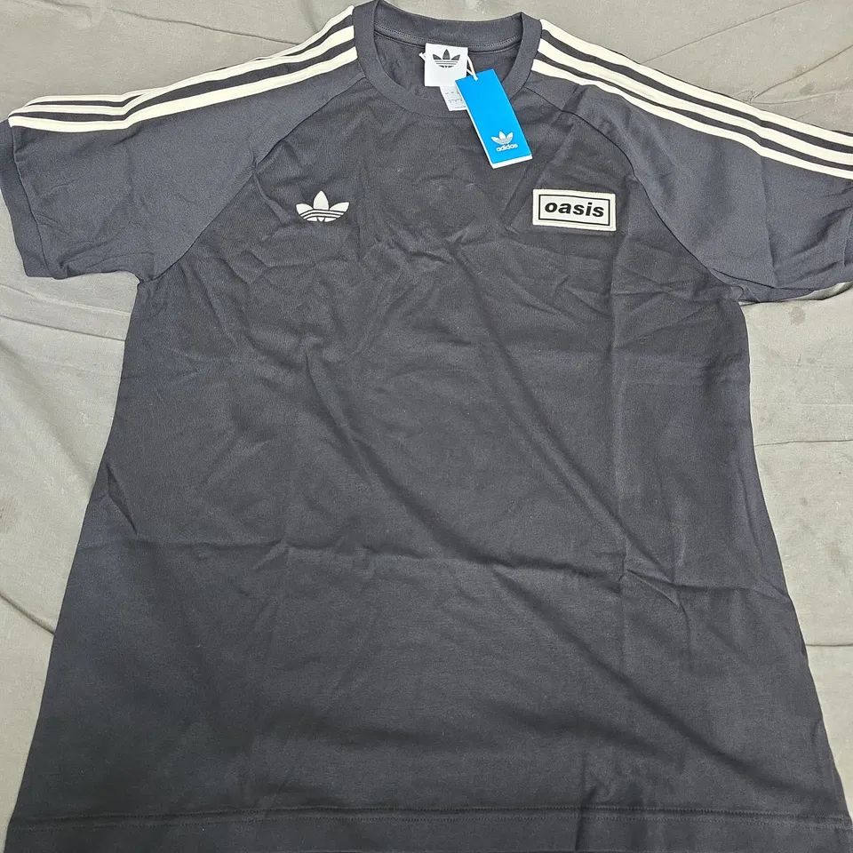 ADIDAS OASIS LIVE '25 T-SHIRT - BLACK/GREY, UK L